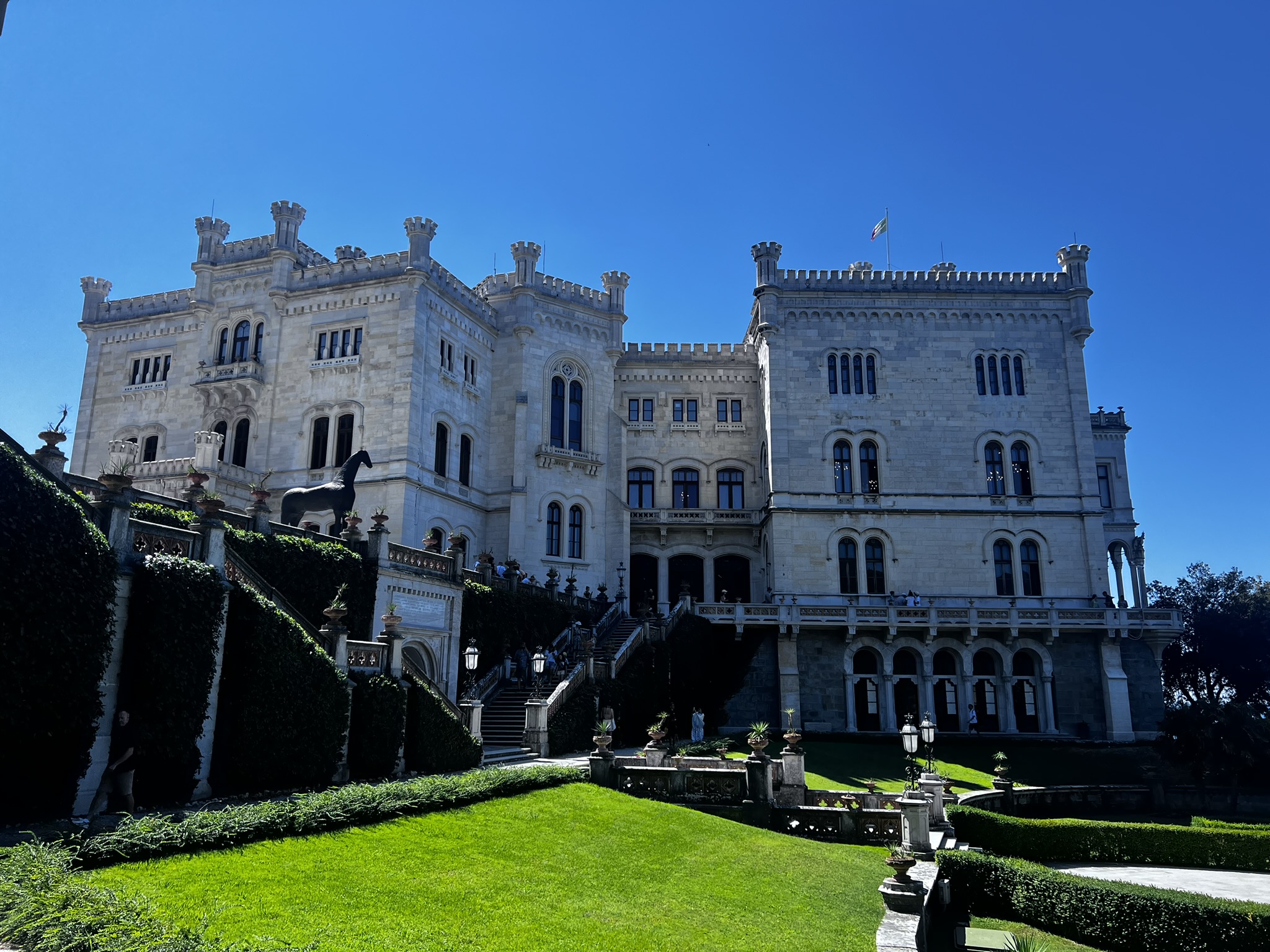 Il castello di Miramare.